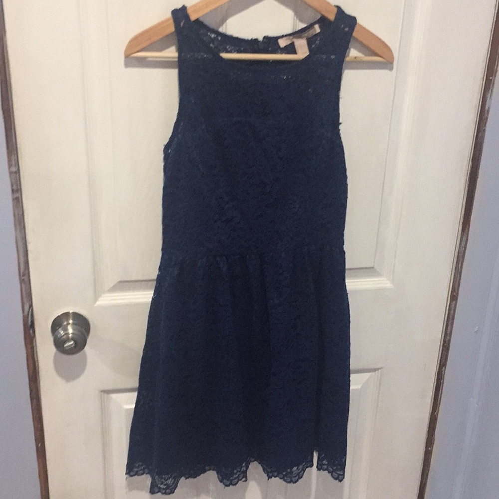 Navy blue dress